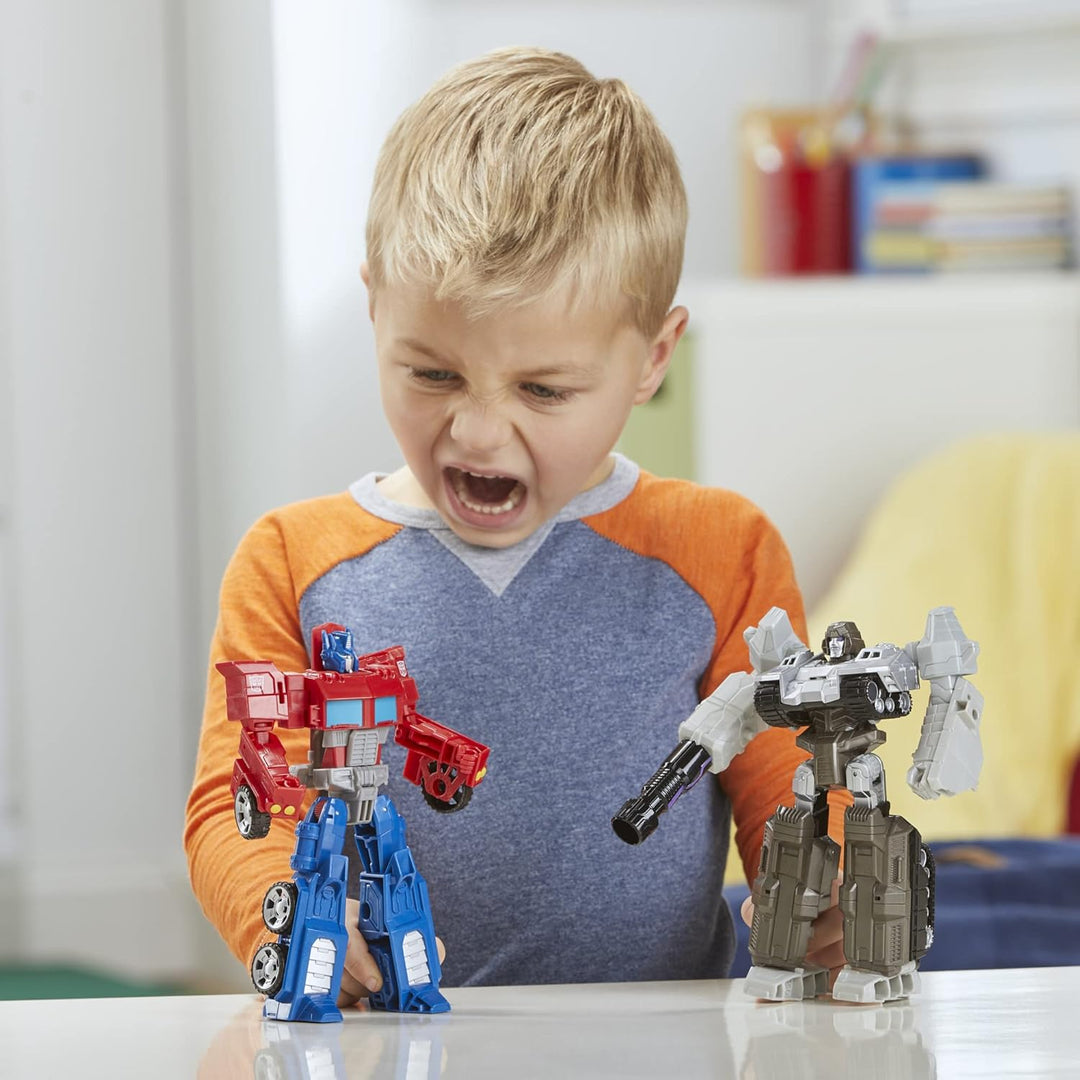 Transformers Toys Heroes and Villains Optimus Prime y Megatron, paq...