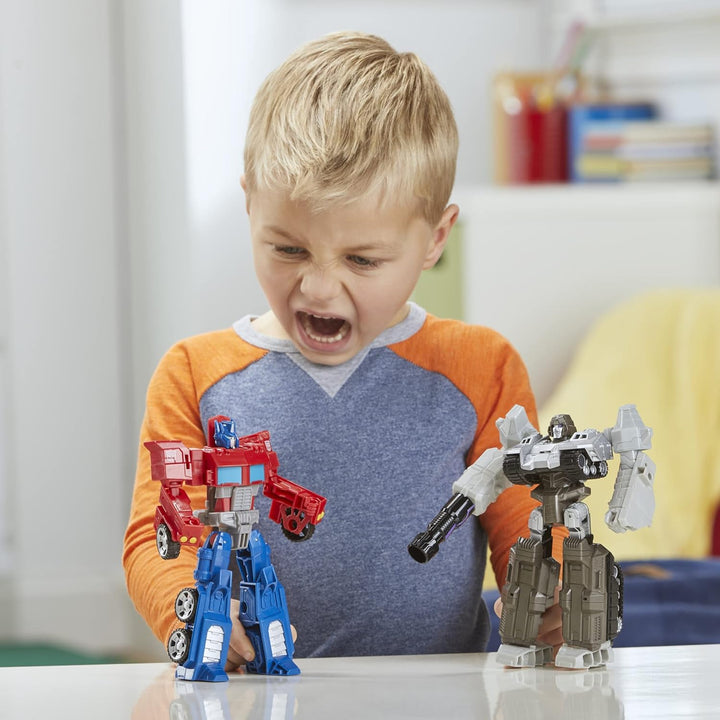 Transformers Toys Heroes and Villains Optimus Prime y Megatron, paq...
