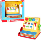 Fisher-Price Classics - Caja Registradora Retro - Gran regalo preescolar para niñas y niños, niños pequeños, regalo de cumpleaños, Navidad, festividades, edades 2+