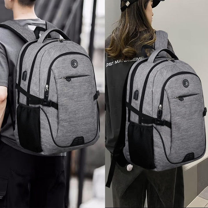Mochila antirrobo para portátil con carga USB compatible con portát...