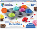 Clasificación de formas en forma de madalenas, Smart Snacks de Learning Resources