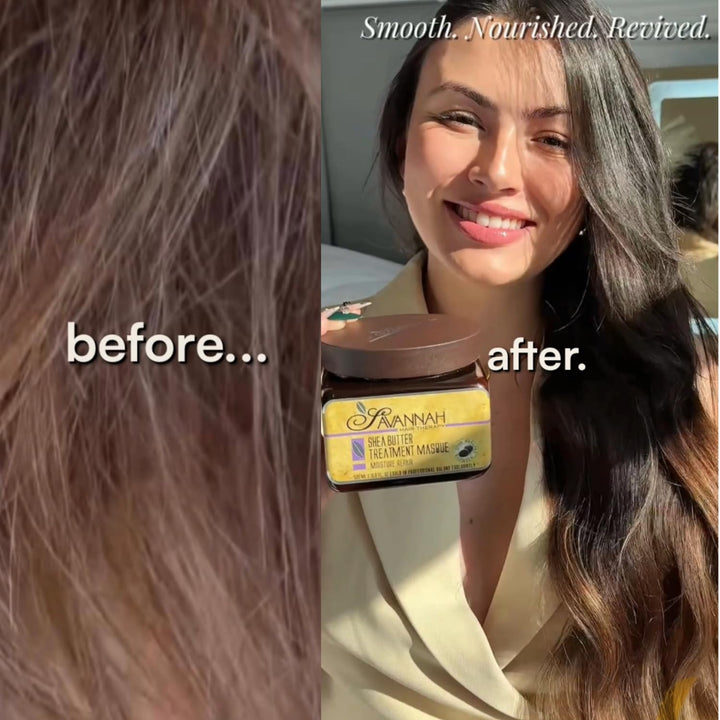Savannah - Máscara de tratamiento de cabello para cabello seco y da...