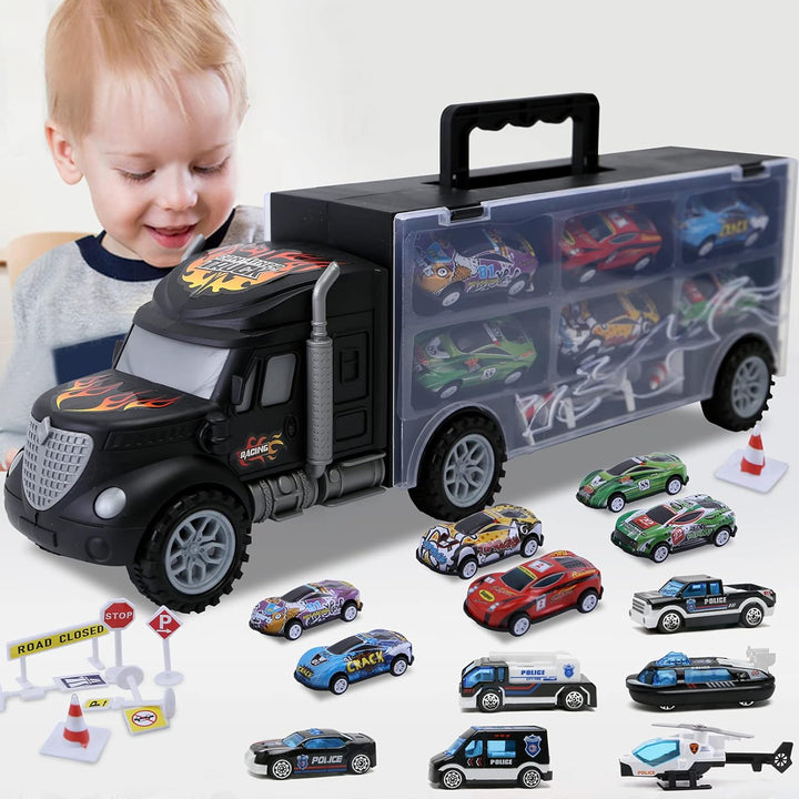 Juguetes para niños de 3 a 4 años, juego de transporte de camiones...