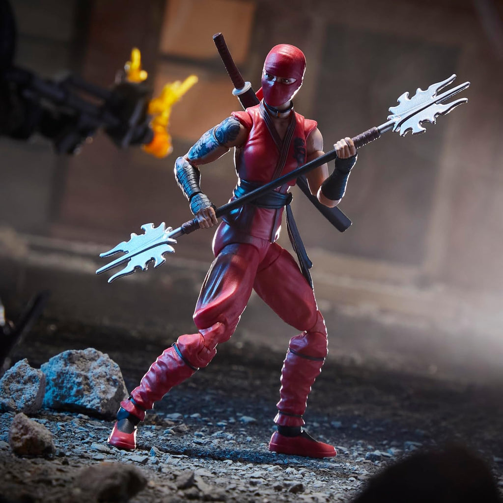 G.I. Joe Classified Series #124, Kim Jinx Arashikage, figura de acción coleccionable ninja de 6 pulgadas con 7 accesorios