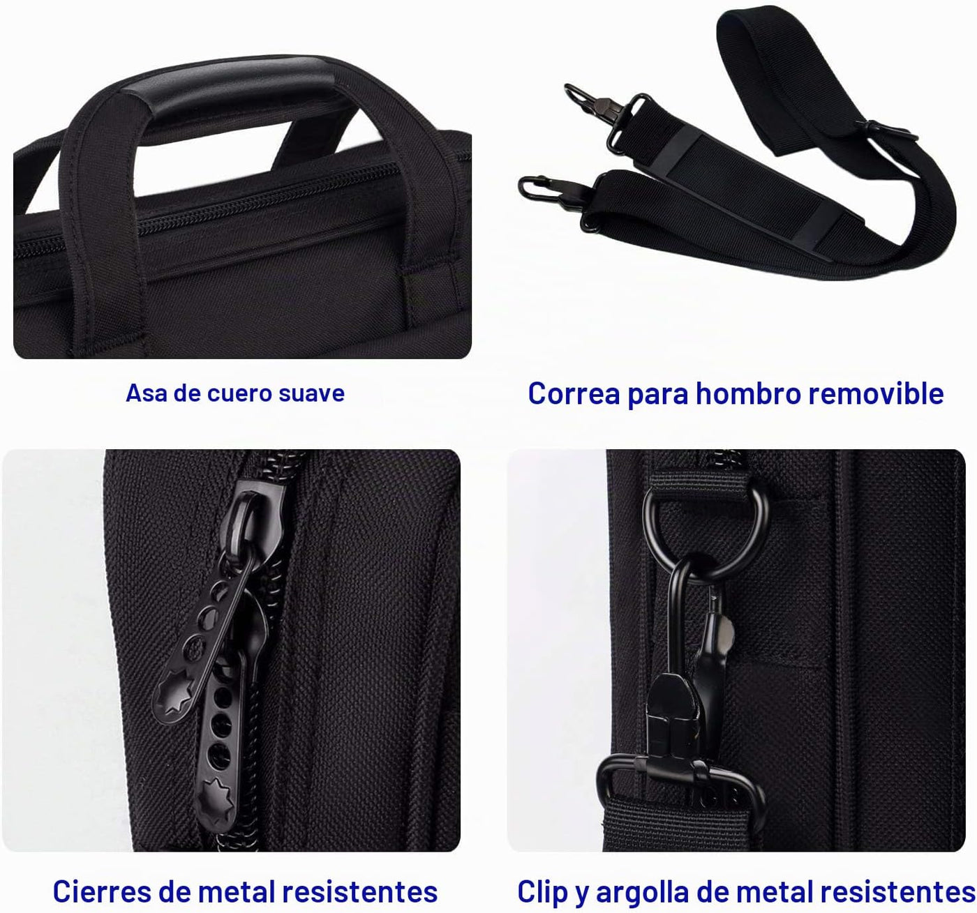 Taygeer - Bolsa para laptop de 17 pulgadas, maletín para computador...