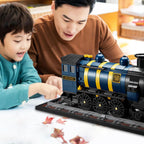 KAZI Orient Express - Juego de juguetes de construcción de trenes, regalos para entrenar entusiastas o amantes de los viajes, ideas de locomotora de vapor y modelo de exhibición para niños