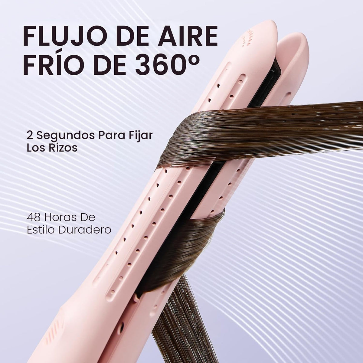 Wavytalk Plancha plana tipo lápiz de 0.65 pulgadas, lápiz de rizo f...