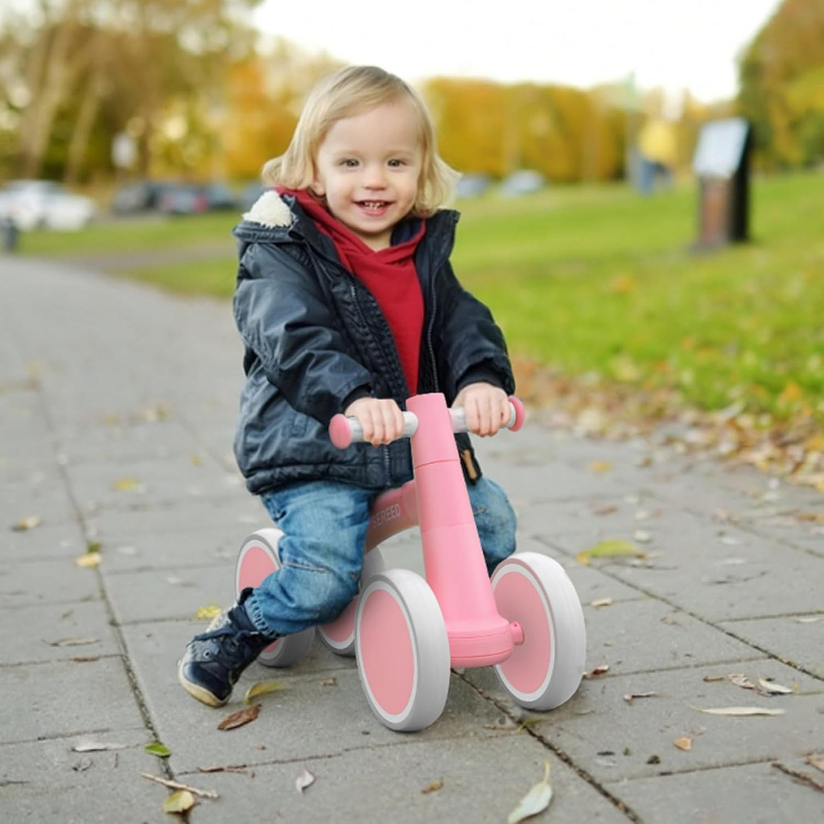 SEREED - Bicicleta de equilibrio para bebés de 1 año, niños y niñas...