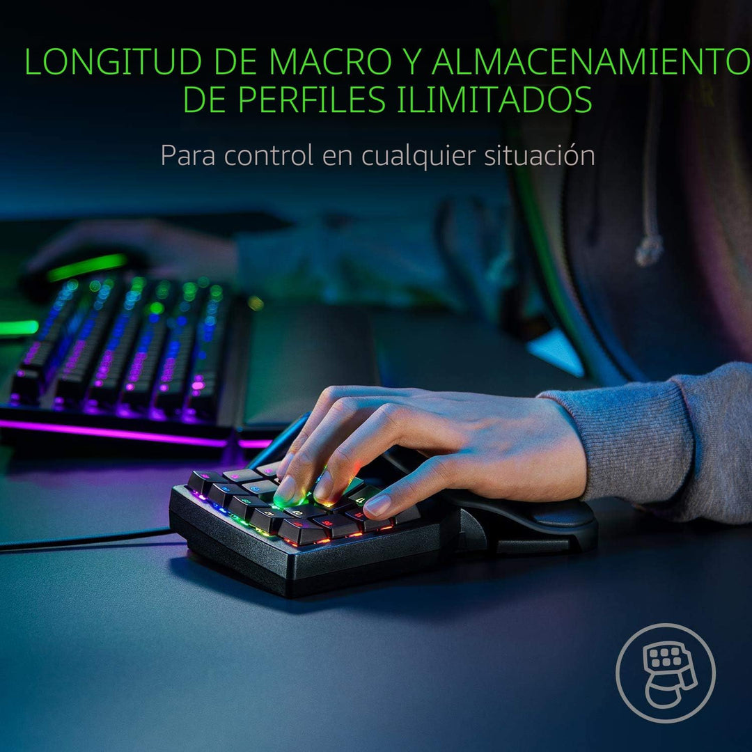 Teclado para juegos Razer Tartarus Pro: Interruptores de teclas ana...