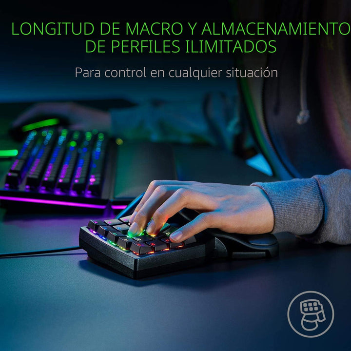 Teclado para juegos Razer Tartarus Pro: Interruptores de teclas ana...
