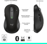 Logitech Ratón inalámbrico Signature M650 L de tamaño completo - Ma...