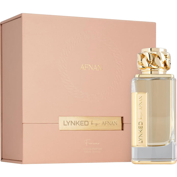 Afnan Eau De Parfum Lynked Forever (Oro) Para Mujer, 3.4 Fl. Oz
