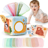 hahaland Caja de pañuelos para bebé juguetes para bebés de