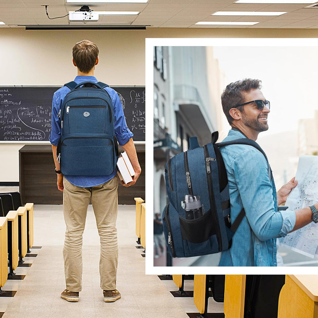 MATEIN Mochila de almuerzo para hombres, mochila de viaje para lapt...