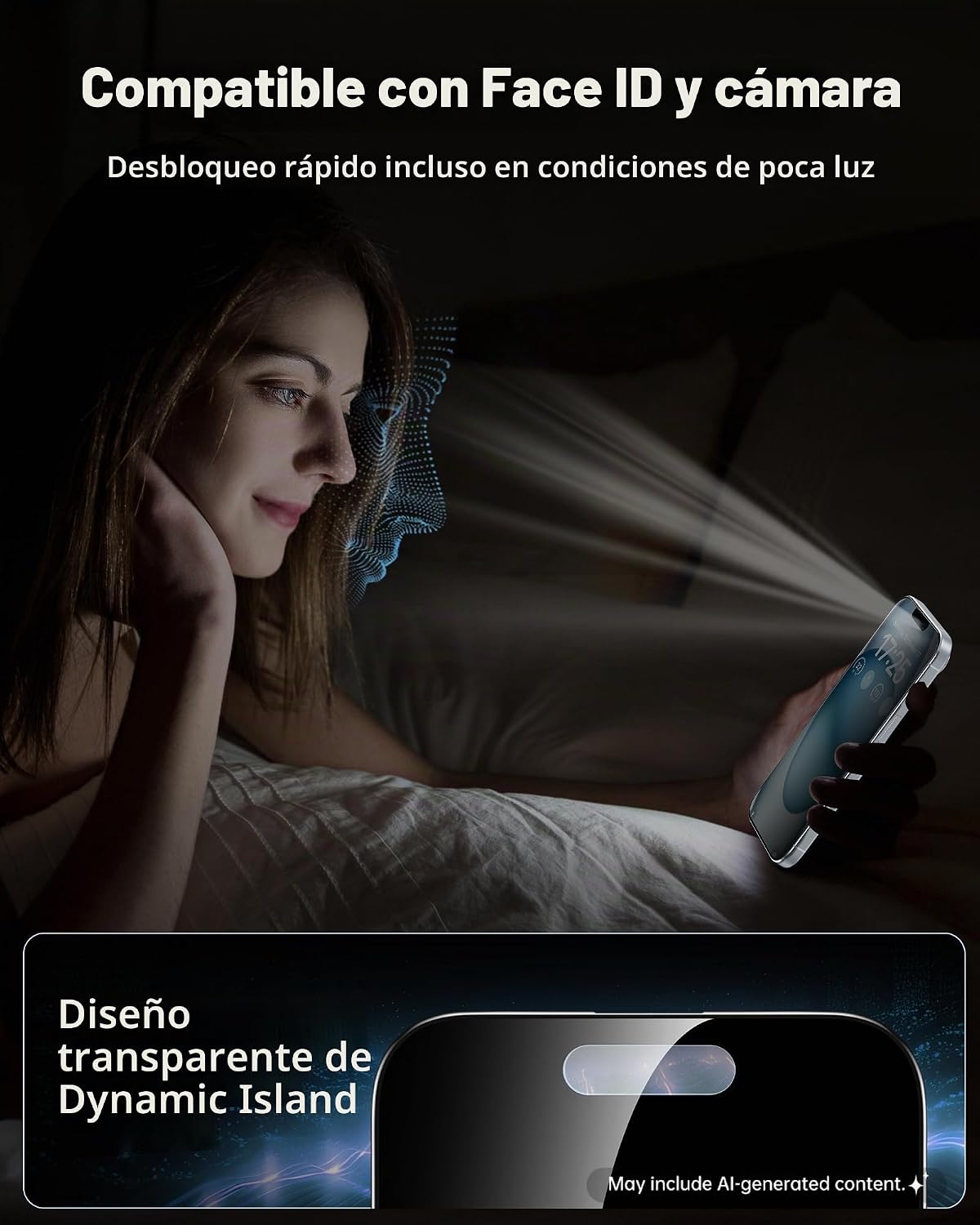Protector de pantalla de privacidad UNBREAKcable para iPhone 15, paquete de 2