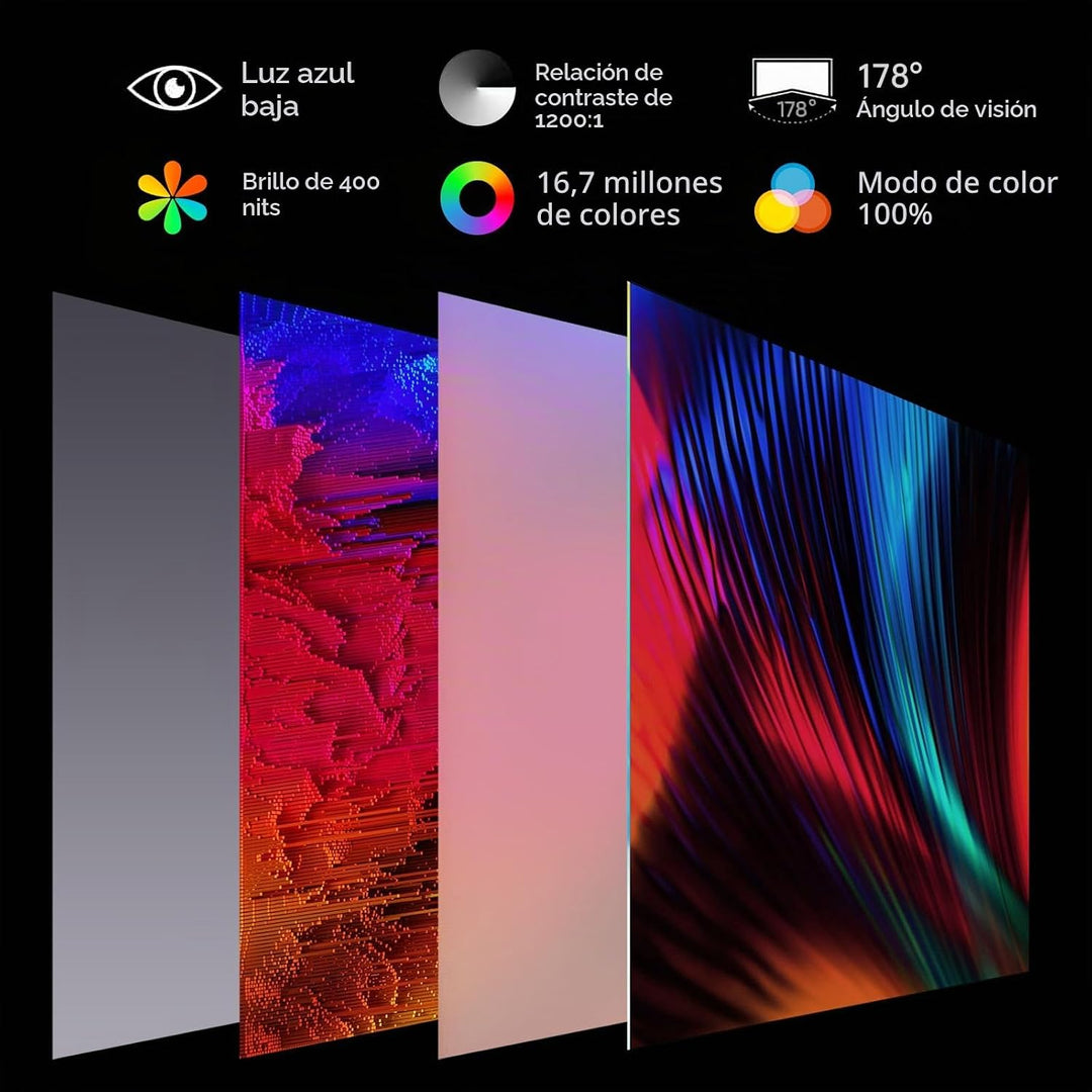 Anyuse Monitor portátil 4K de 15.6 pulgadas 3840 x 2160 UHD USB-C H...