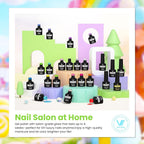 VANREESA Juego de 24 esmaltes de uñas de gel, colores de moda, Dulces