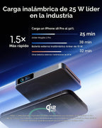 Anker MagGo 2 Pro Power Bank, Qi2.2 25W 10000mAh cargador portátil