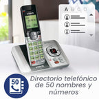 VTech CS6529-4B Sistema de telefonía inalámbrica de 4 receptores con contestador, con identificador de llamadas/llamada en espera