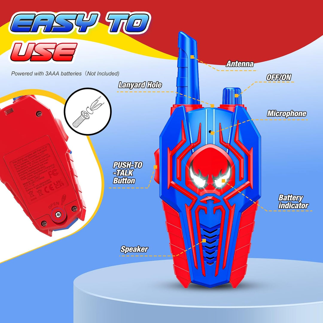 Walkie Talkies para niños: juguetes de regalo para niños de 3, 4, 5...