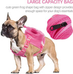 Arnés de mochila para perro, mochila sin tirones con anillo en D, cerdo, M
