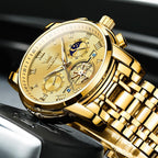 OLEVS Reloj para Hombres Clásico de Negocios en Acero Inoxidable Reloj para Hombre