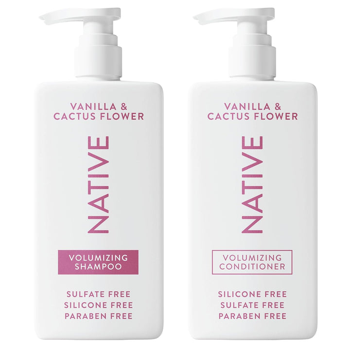 Native El champú y acondicionador de flores de vainilla y cactus co...