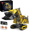 Mould King 17070 - Juego de construcción de excavadora RC para adultos, modelo de vehículo de construcción de camión de 4767 piezas, camión de control remoto APP con motores, juguetes de ingeniería STEM