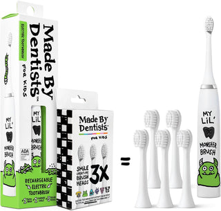 Made by Dentists Cepillo de dientes eléctrico para niños, cepillo d...