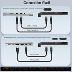 Leudaich Extensor de pantalla para portátil de 14 pulgadas, monitor...