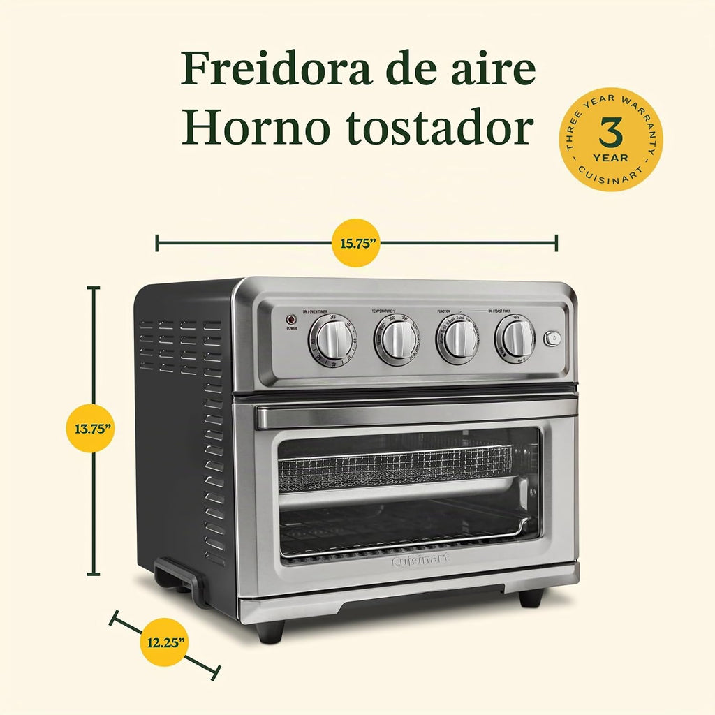 Cuisinart Combo de horno tostador y freidora de aire, encimera, 7 en 1