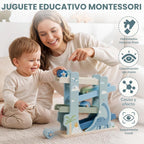 Lehoo Castle Juguetes para niños de 2 años, juguete de rampa de coche de