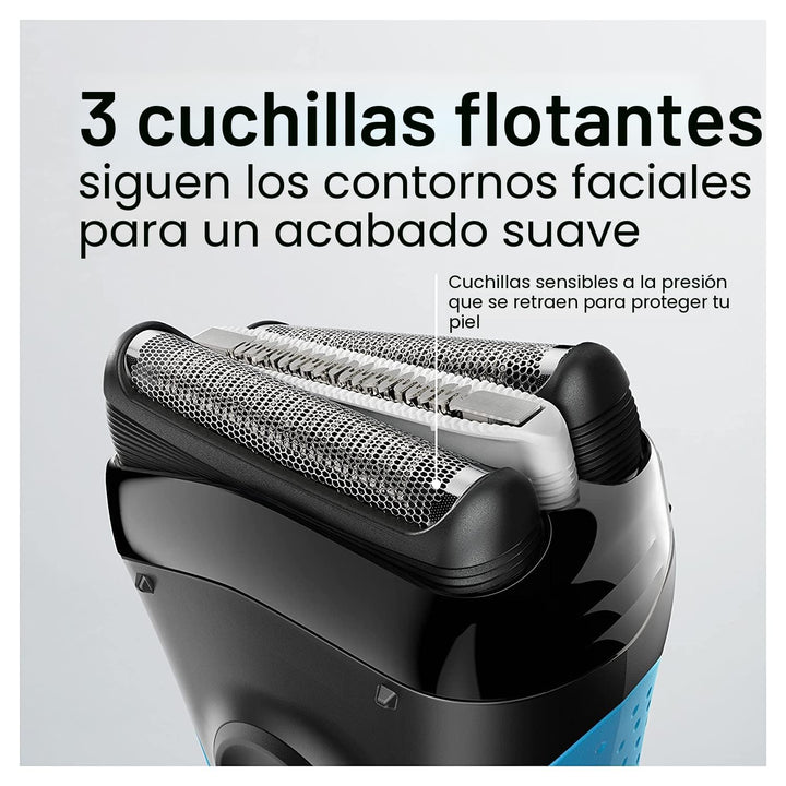 Braun Electric Series 3 - Maquinilla de afeitar con recortadora de...