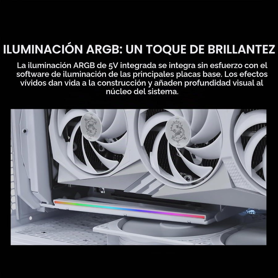 Lian Li Caja de PC ATX 4 ranuras Kit GPU Vertical (VG4v4) - Cable R...