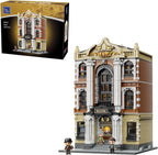 PANTASY Juego de construcción de banco de la ciudad, modelo de bloques