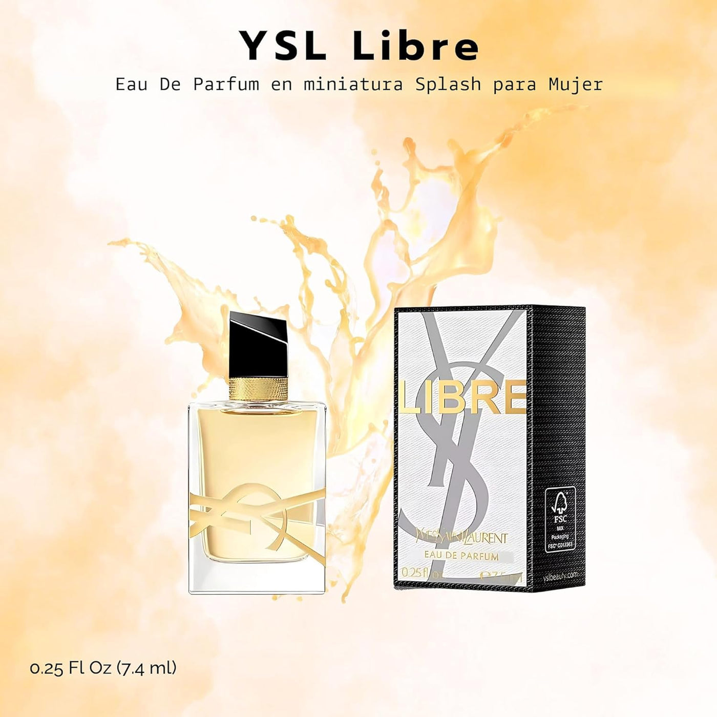 Yves Saint Laurent YSL LIBRE Perfume para mujer Mini EDP Splash 0.2...