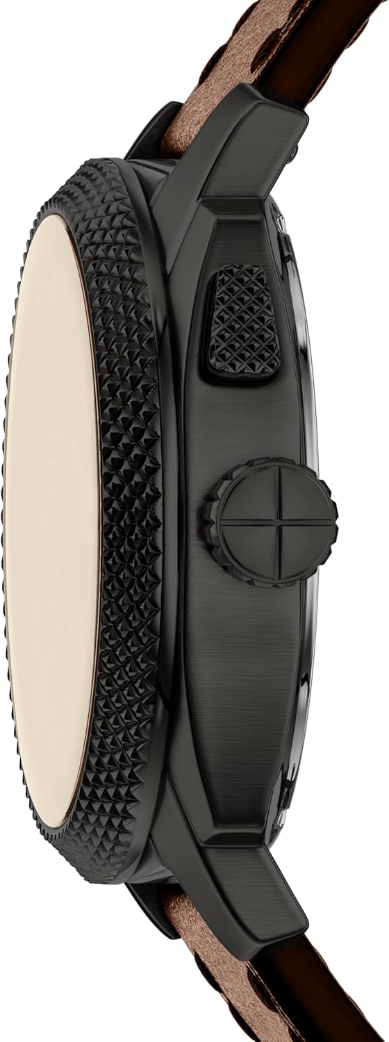 Fossil Reloj para hombre, reloj de cuarzo de acero inoxidable con tres manecillas para hombre