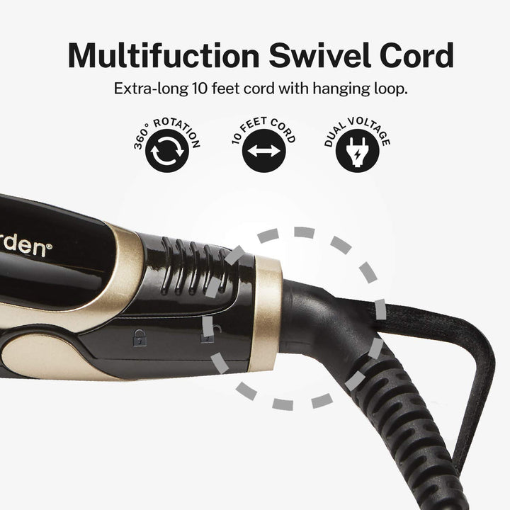 Olivia Garden Ceramic + Ion Pro Flat Iron - Dual Voltage, 11 Temps,...