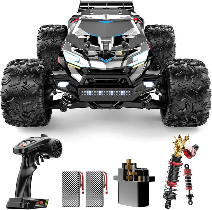 DEERC Autos de control remoto rápidos sin escobillas para niños y a...