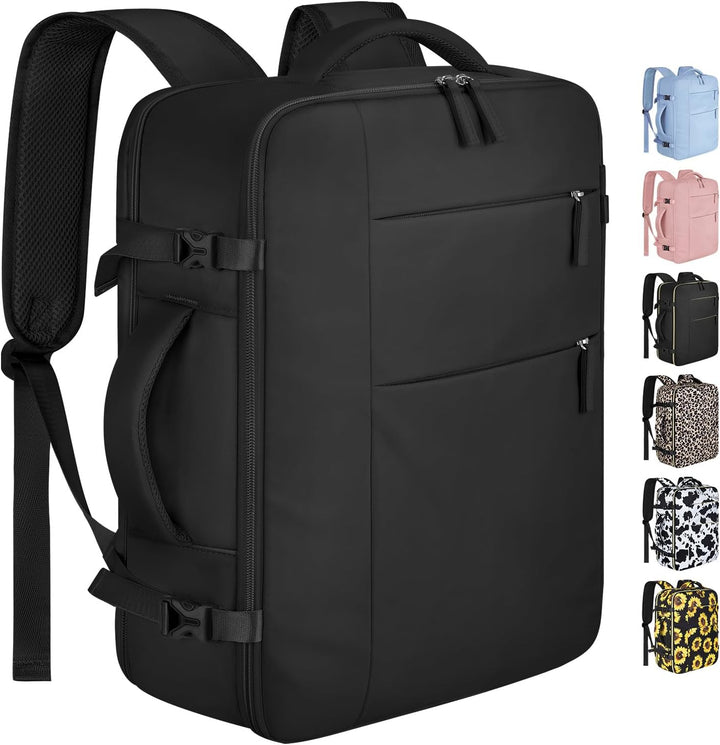 Capolo Mochila de viaje para mujeres y hombres, mochila impermeable...