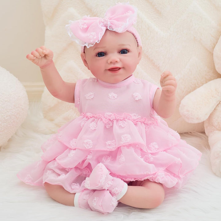 FOCKOF Realistic Reborn Baby Dolls-18 Inch Realistic Baby Doll Girl...