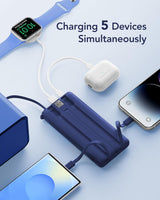 VRURC Cargador portátil para iPhone, cargador de batería USB C de 1...