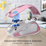 HOTWEEMS D-09 - Ratón inalámbrico para laptop, ergonómico Plus, mou...