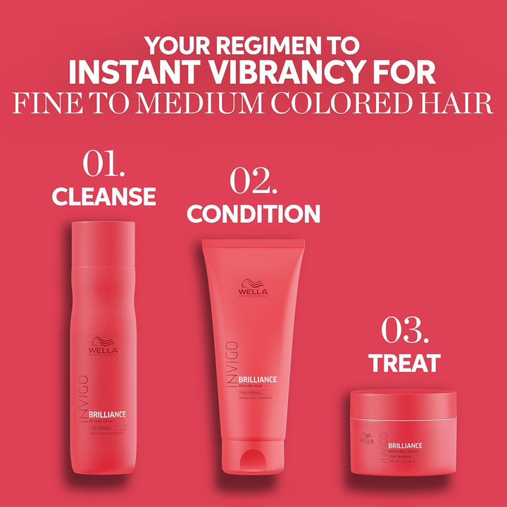 Wella Professionals Invigo Brilliance Champú | Para cabello de colo...