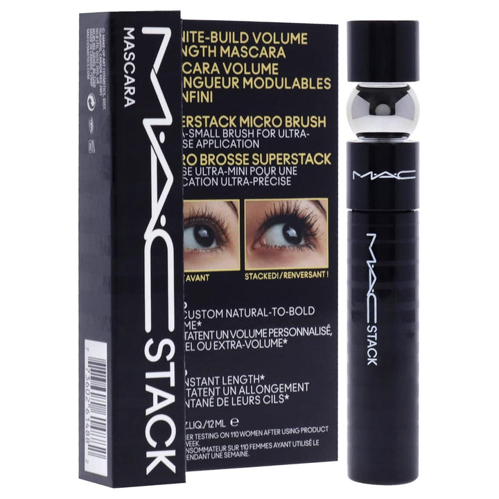 MAC MAC Stack - Máscara de pestañas Superstack Micro Brush para muj...