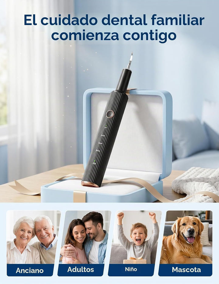 Removedor de placa ultrasónico para dientes, removedor de sarro den...