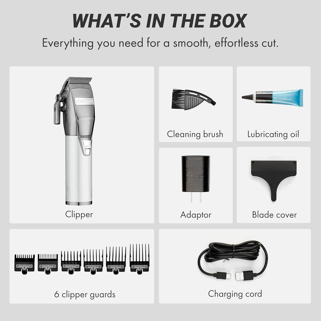 BaBylissPRO FX+ - Cortapelos profesionales para barba para hombres,...