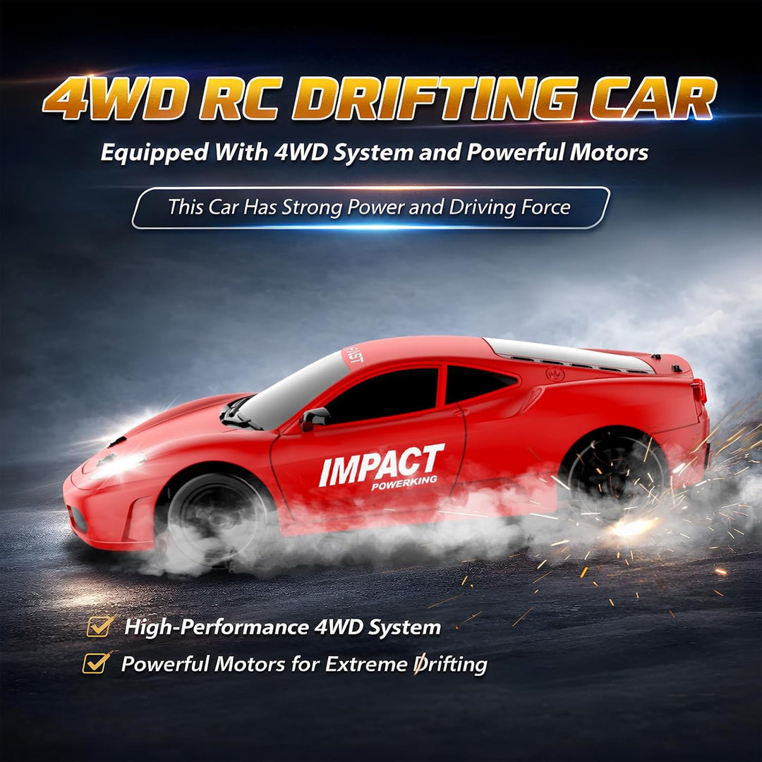 Auto de control remoto RC Drift Car 2.4GHz escala 1:24 4WD 15KM\/H...