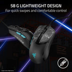Ratón Razer Cobra con cable para juegos: 58g ultra ligero - Interru...