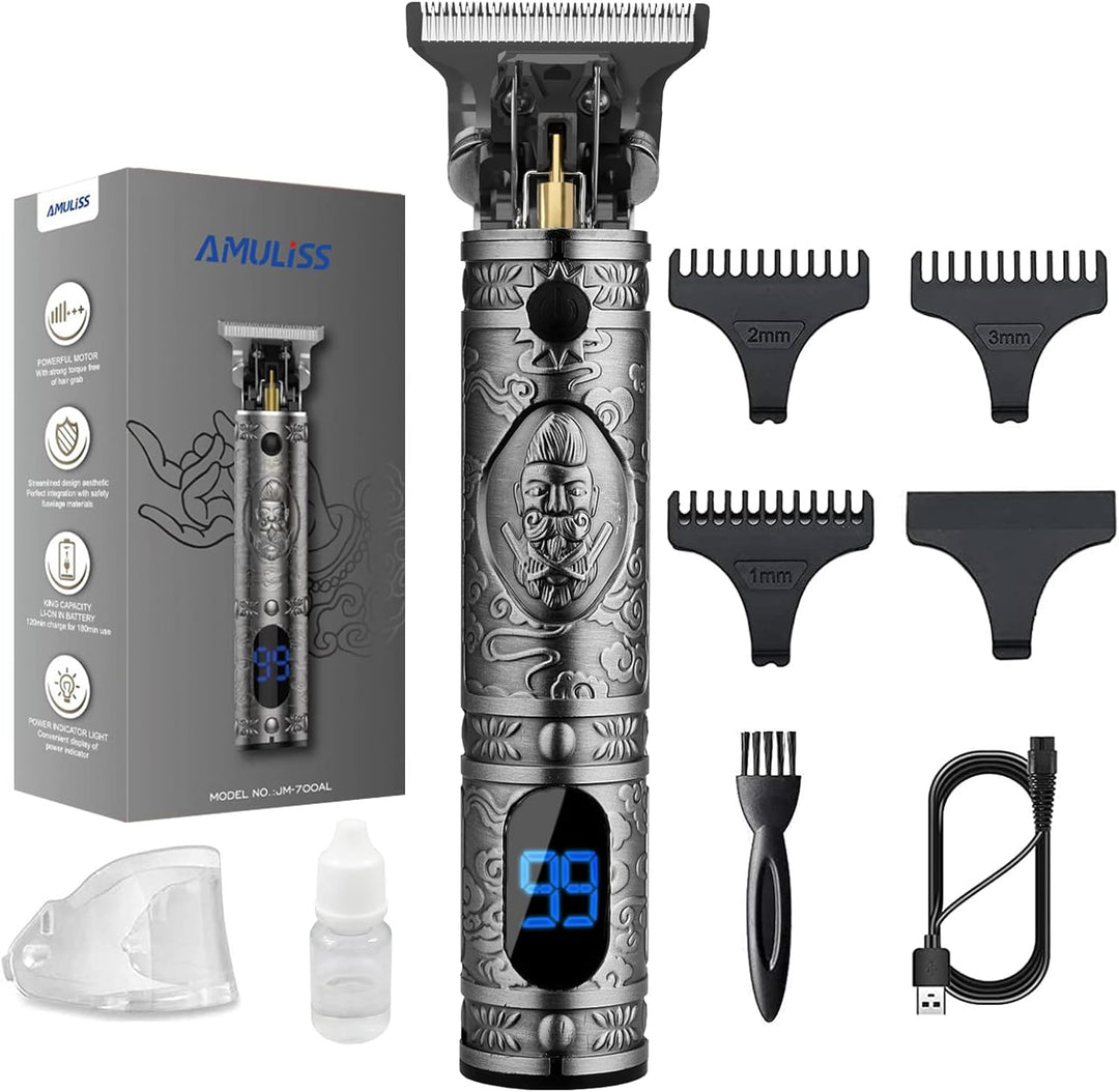 AMULISS Recortadora Profesional Cortapelos para Hombres, Juego de B...